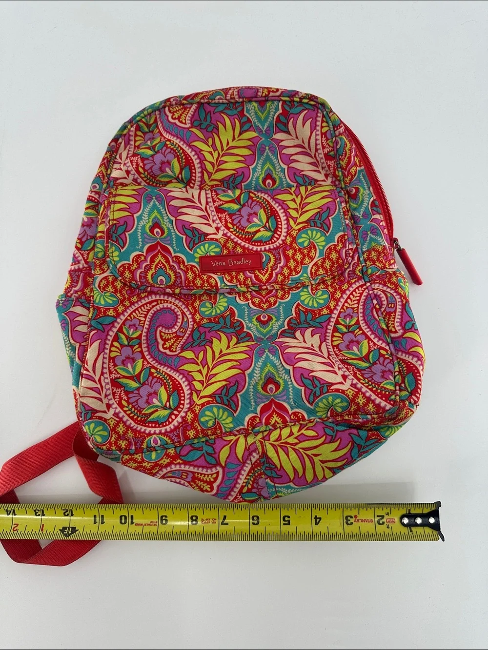 Vera Bradley Multicolor Paisley Quilted Backpack